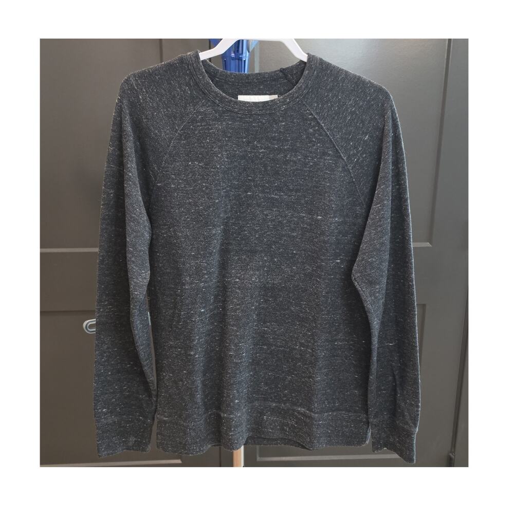 Goodfellow & Co Dark‎ Gray Knit Pullover Sweatshirt Crew Neck Size M